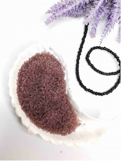 Бисер 13/0 класс А, калиброванный Чехия (грязно-сиреневый)